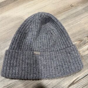 Madewell Wool Cuffed Beanie 100% Merino Ribbed Mid-Weight Unisex Winter Hat OS
